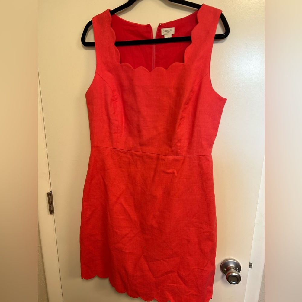 J Crew Scallop Dress